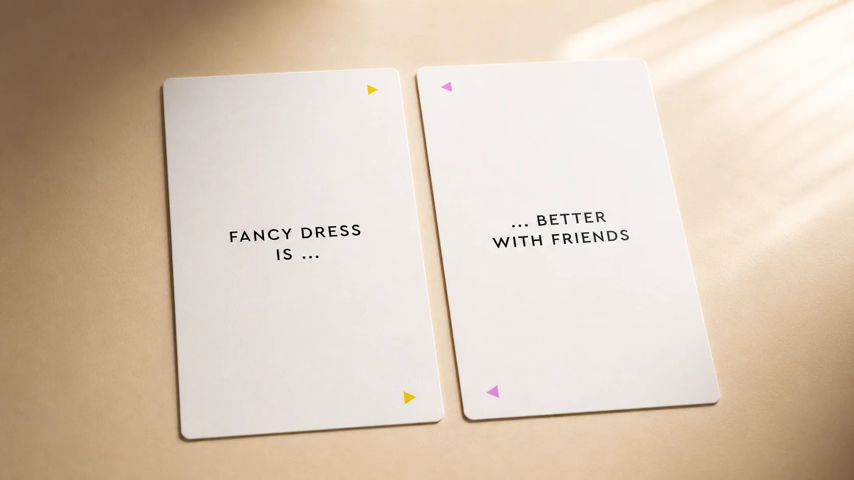 A Baseline and Kicker pair making the motion: fancy dress is… better with friends